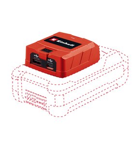 Adapter EINHELL TC-CP 18 Li USB A/C-Solo 4514148