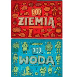 Książka Pod ziemią, pod wodą Aleksandra i Daniel Mizielińscy (twarda okładka)