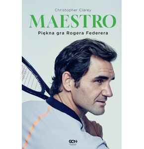 Książka Maestro Piękna gra Rogera Federera Christopher Clarey (twarda okładka)