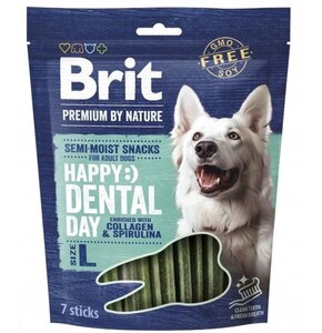 Przysmak dla psa BRIT Snacks Dental Stick Kolagen i Spirulina L 250 g