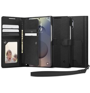 Etui SPIGEN Wallet S do Samsung Galaxy S25 Ultra Czarny