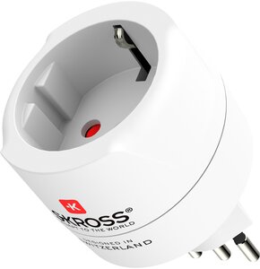 Adapter podróżny SKROSS 1.500272-E (Do Szwajcarii / Włoch / Brazylii)