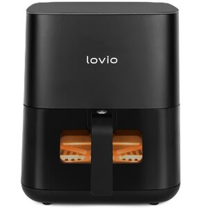 Air Fryer Frytkownica beztłuszczowa LOVIO HOME PureFry LVAF001BK z okienkiem do obserwacji postępów gotowania