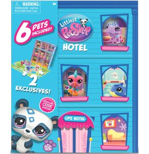 Zestaw figurek TM TOYS Littlest Pet Shop Hotel dla zwierząt LPS00595
