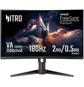 Monitor ACER Nitro XZ273UP2BMIIPHX 27" 2560x1440px 180Hz 0.5 ms [GTG] Curved