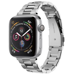 Pasek SPIGEN Modern Fit Band do Apple Watch 6/7/8/9/10/SE/Ultra 1/2 (44/45/46/49mm) Srebrny