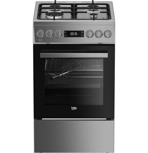 Kuchnia BEKO FSMT51339DXDT Termoobieg, Wok, Rożen, Prowadnice teleskopowe