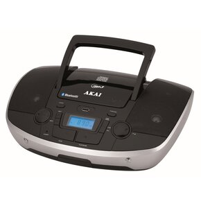Radioodtwarzacz AKAI APRC-108 Czarno-srebrny