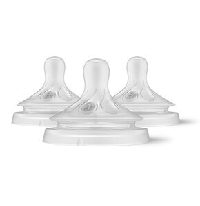 Smoczek PHILIPS Avent Natural SCY960/03 Przezroczysty 1 m+ 3 m+ 6 m+ (3 sztuki)