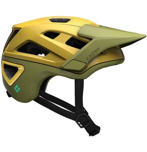 Kask rowerowy LAZER Jackal KinetiCore Złoto-zielony (rozmiar S)