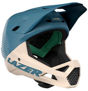 Kask rowerowy LAZER Chase KinetiCore Niebiesko-beżowy MTB (rozmiar S)