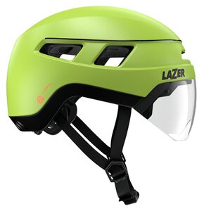 Kask rowerowy LAZER Urbanize NTA Żółty mat Miejski z lampką (rozmiar M)