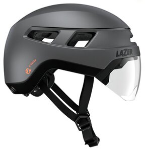Kask rowerowy LAZER Urbanize NTA Szary mat Miejski z lampką (rozmiar M)