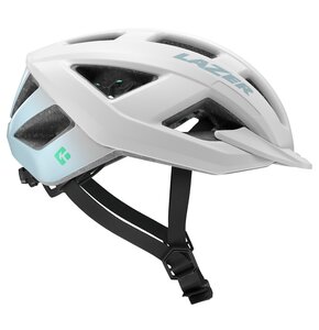 Kask rowerowy LAZER Cerro KinetiCore Biało-miętowy MTB (rozmiar S)