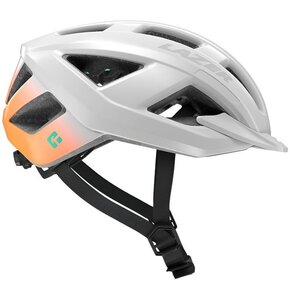 Kask rowerowy LAZER Cerro KinetiCore Biało-pomarańczowy MTB (rozmiar L)