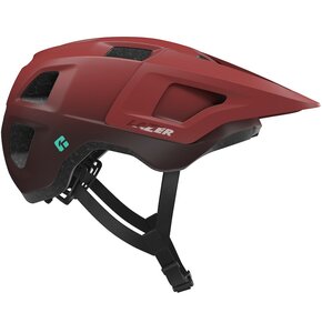 Kask rowerowy LAZER Finch KinetiCore Bordowo-czarny mat MTB (rozmiar uniwersalny)