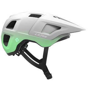 Kask rowerowy LAZER Finch KinetiCore Biało-miętowy mat MTB (rozmiar uniwersalny)