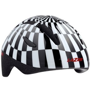 Kask rowerowy LAZER Bob+ Biało-czarny dla Dzieci (rozmiar XS)
