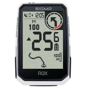 Licznik rowerowy SIGMA Rox 4.0 Endurance Biały Podświetlany