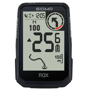 Licznik rowerowy SIGMA Rox 4.0 Endurance HR Set Czarny Podświetlany