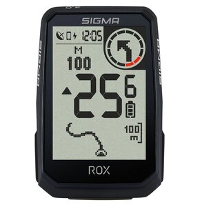 Licznik rowerowy SIGMA Rox 4.0 Endurance Sensor Set Czarny Podświetlany