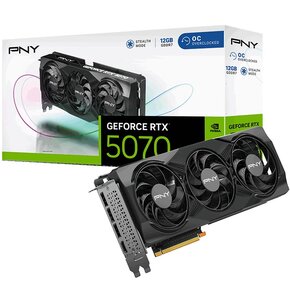 Karta graficzna PNY GeForce RTX 5070 Overclocked Triple Fan 12GB DLSS 4