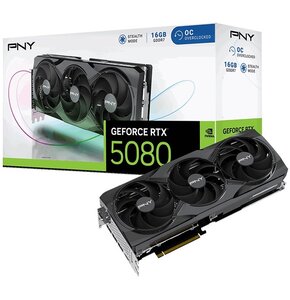 Karta graficzna PNY GeForce RTX 5080 Triple Fan 16GB OC DLSS 4