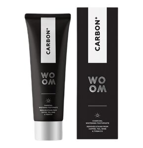 Pasta do zębów WOOM Carbon+ Czarna Wybielająca 75 ml