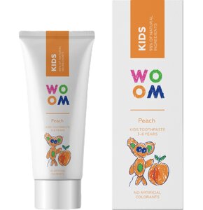 Pasta do zębów WOOM Kids Peach 50 ml