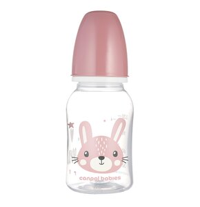 Butelka CANPOL BABIES Cute Animals 11/851 120 ml Różowy