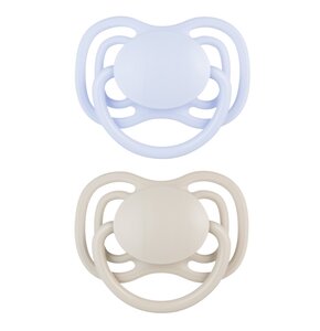 Smoczek CANPOL BABIES DentalAir 23/225 0-6 m Niebiesko-szary (2 sztuki)