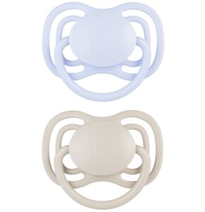 Smoczek CANPOL BABIES DentalAir 18 m+ Niebiesko-szary (2 sztuki)
