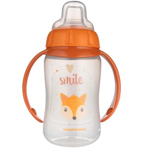 Butelka CANPOL BABIES Cute Animals 56/512 320 ml Pomarańczowy