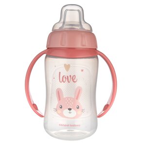 Butelka CANPOL BABIES Cute Animals 56/512 320 ml Różowy