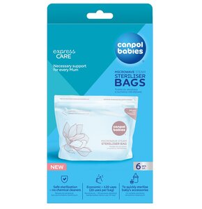Woreczki do sterylizacji CANPOL BABIES 70/002 (6 sztuk)