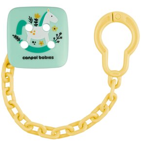 Łańcuszek do smoczka CANPOL BABIES Toys 2/438 Zielono-żółty