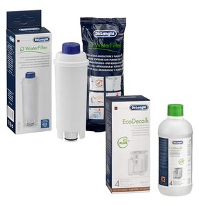 Odkamieniacz do ekspresu DELONGHI EcoDecalk (3018) 500 ml + Filtr do ekspresu DELONGHI DLS C002