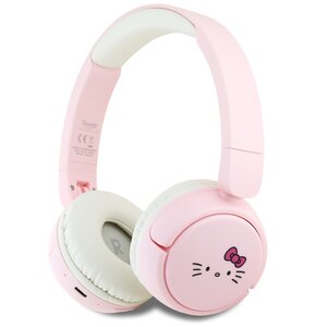 Słuchawki nauszne HELLO KITTY Face Logo Różowo-biały