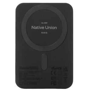 Powerbank NATIVE UNION (Re)Classic 10000 mAh 15W Czarny PB-10KMS-BLK