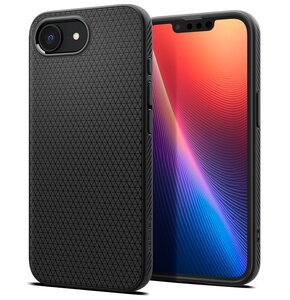 Etui SPIGEN Liquid Air do Apple iPhone 16e Czarny mat