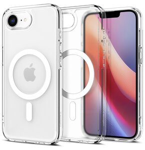 Etui SPIGEN Ultra Hybrid Mag MagSafe do Apple iPhone 16e Przezroczysto-biały