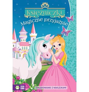 Kolorowanka Księżniczki Magiczne przyjaźnie (miękka okładka)