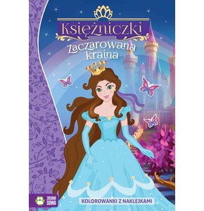 Kolorowanka Księżniczki Zaczarowana kraina (miękka okładka)