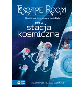 Książka Escape Room Misja stacja kosmiczna Em Bruce (miękka okładka)