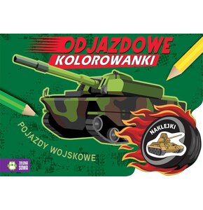 Kolorowanka Odjazdowe kolorowanki Pojazdy wojskowe (miękka okładka)