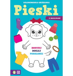 Kolorowanka Ubieranka Pieski (miękka okładka)