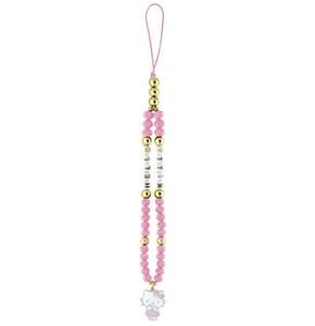 Zawieszka do telefonu HELLO KITTY Pearls and Beads Kitty Charm Różowy