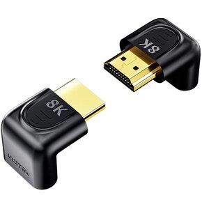 Adapter HDMI - HDMI (kątowy) UNITEK A1046ABK03