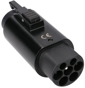 Adapter do ładowarki samochodu elektrycznego EXTRALINK EX.22622 gniazdo Typ 2 - wtyk Typ 1