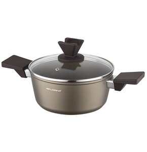 Garnek aluminiowy FLORINA Aston 20 cm Złoty 2,1L
